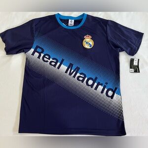 🔥REAL MADRID FC Jersey OFFICIAL ICON SPORTS PRODUCT COLOR BLUE NWT PICK SIZE
